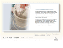 Tablet Screenshot of keramik-art-habermann.de
